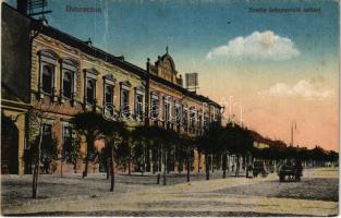 Debrecen, Svetits leánynevelő intézet. Vasúti levelezőlapárusítás 29. sz. 1918. (Rb)