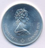 Kanada 1974. 5$ Ag "Montreali olimpia - Olimpiai karikák" T:UNC Canada 1974. 5 Dollars Ag ...