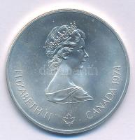Kanada 1974. 5$ Ag "Montreali olimpia - Atléta fáklyával" T:UNC
Canada 1974. 5 Dollars Ag...