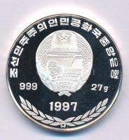 Észak-Korea 1997. 5W Ag "Téli Olimpia 1998, Nagano - Gyorskorcsolya" kapszulában T:PP
Nor...