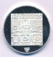 Ausztria 1974. 100Sch Ag "Innsbruck - XII. téli olimpia 1976 / Lesikló sánc" T:AU (PP) Aus...