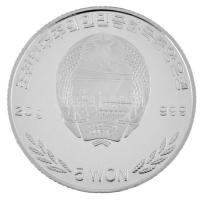 Észak-Korea 2006. 5W Ag "Pekingi Olimpia 2008 - Kézilabda" kapszulában T:AU (PP) karc /
N...