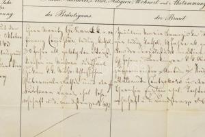 Carl Zikann, Moritz Czikann von Wahlborn (1813-1880) apja, Czikann Móricz (1847-1909) nagyapjának ir...