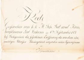 1827 Carl Zikann, Moritz Czikann von Wahlborn (1813-1880) apja, Czikann Móricz (1847-1909) nagyapján...