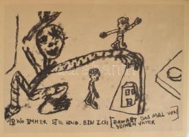 Stadelmann, Urs (1953-), svájci művész: Spielherz, 1988. 24 db ofszet nyomat, papír, mind jelzett. L...