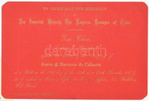 Czikann Móric (1847-1909.) magyar tanácsos, nagykövet, osztrák-magyar diplomata, az Osztrák-Magyar m...