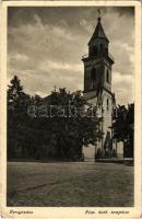 1942 Beregszász, Beregovo, Berehove; Római katolikus templom / Catholic church (EB)