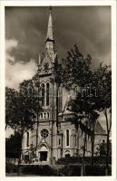 Topolya, Bácstopolya, Backa Topola; Római katolikus templom. Hajtman István kiadása / Catholic church