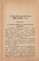 Bernolák Nándor: 
A bűnvádi perrendtartás és novellái. Összeállította, utalásokkal és magyarázatokk...