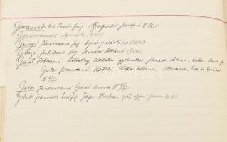 cca 1870-1900 (Gebauer) Raványi Miklós Fejér megye főlevéltárnokának irat hagyatéka, Leckekönyvek, k...