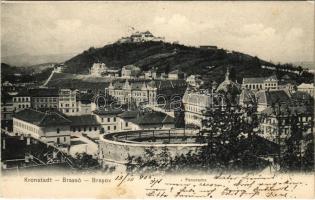 1905 Brassó, Kronstadt, Brasov; Panorama / látkép / general view (fl)