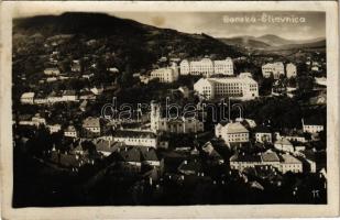 Selmecbánya, Banská Stiavnica; látkép / general view (ragasztónyom / glue marks)