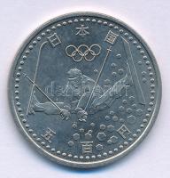 Japán 1998. 500Y Cu-Ni "Téli Olimpia, Nagano - Síakrobatika" kapszulában T:UNC Japan 1998. 500 Yen Cu-Ni "Winter Olympics, Nagano - Acrobatic Skiing" in capsule C:UNC Krause Y#118