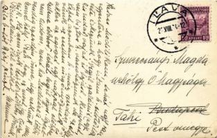 1924 Trencsénteplic, Trencianske Teplice; látkép / general view. Foto Holoubkova (Trencín) photo (EK...