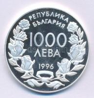 Bulgária 1996. 1000L Ag "Téli Olimpia, Nagano - Gyorskorcsolya" kapszulában T:PP kis folt
...