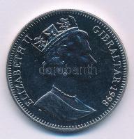 Gibraltár 1998. 1C Cu-Ni "Téli Olimpia, Nagano - Szlalom síelés" kapszulában T:BU
Gibralt...