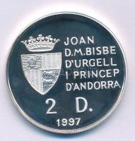 Andorra 1997. 2D Ag "Téli Olimpia, Nagano - Bob" kapszulában T:PP kis folt
Andorra 1997. ...