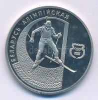 Fehéroroszország 1997. 1R Cu-Ni "Téli Olimpia, Nagano - Biatlon" kapszulában T:PP Belarus 1997. 1 Rouble Cu-Ni "Winter Olympics, Nagano - Biathlon" in capsule C:PP Krause KM#34