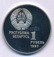 Fehéroroszország 1997. 1R Cu-Ni "Téli Olimpia, Nagano - Jégkorong" kapszulában T:PP
Belar...