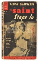 Charteris, Leslie: The Saint Steps In. New York, Fiction Publishing. Kiadói papírkötés, gerincnél kissé szakadt, kopottas állapotban.