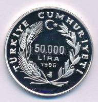 Törökország 1995. 50.000L Ag "Nyári Olimpia, Atlanta" kapszulában T:PP
Türkiye 1995. 50.0...