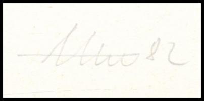 Albert Zsuzsa (1954-): Geometrikus kompozíció (cím nélkül), 1982. Szitanyomat, papír, jelzett. Számo...