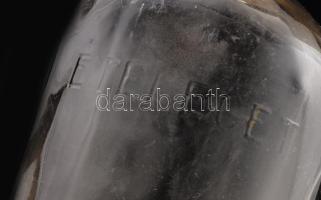 Ételecet üveg, pattogzással, m: 27 cm