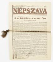 1987 Emlékkiadvány a Népszava megjelenésének 115. évfordulója alkalmából, zsinórfűzéses papírkötésben