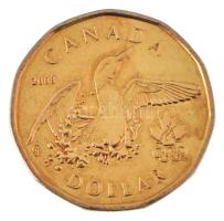 Kanada 2008. 1$ bronzozott Ni "Pekingi Olimpia 2008 - Lucky Loonie" forgalmi emlékkiadás T...