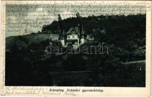 1937 Zebegény, Szünidei gyermektelep (EK)