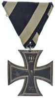 Német Birodalom 1914. "Vaskereszt 2. osztály" kitüntetés mellszalagon T:XF German Empire 1914. "Iron Cross 2nd Class" decoration on ribbon C:XF