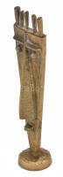 Percz János (1920-2000): Fej. Öntött bronz, jelzés nélkül, hibátlan, talapzat nélkül, m: 21 cm

//...