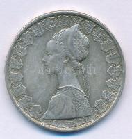 Olaszország 1961R 500L Ag "Kolumbusz hajói" T:VF patina Italy 1961R 500 Lire Ag "Colu...