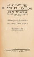 Müller, Hermann Alexander und Hans Wolfgang Singer:Allgemeines Künstler-Lexicon. Leben und Werke der...