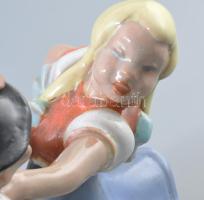 Komlós Kerámia Budapest táncospár. Mázas kerámia Jelzett: masszába nyomva és címkével is, hibátlan m...