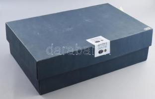 Whiskys készlet design ólomkristály, cseh, jelzett, eredeti dobozával