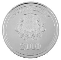 Észtország 2010. 10K Ag "XXI. Téli Olimpia Vancouver" kapszulában T:PP karc / 
Estonia 20...