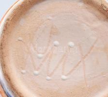 Lux Alice: Retró váza, kerámia, mázrepedéssel, m: 22,5 cm