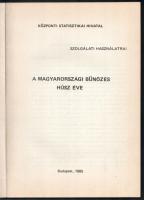 A magyarországi bűnözés húsz éve. Bp., 1985, Központi Statisztikai Hivatal. Készült 150 példányban. ...