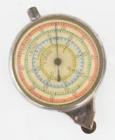 Térkép léptékmérő, 8 féle mértékkel