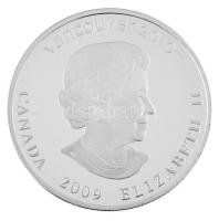 Kanada 2009. 25$ Ag &quot;A vancouveri Téli Olimpia / Olimpiai Szellemiség&quot; forgalomba nem került, részben hologramos emlékérme, kapszulában T:PP /  Canada 2009. 25 Dollars Ag &quot;2010 Winter Olympics, Vancouver / Olympic Spirit&quot; non-circulating, partially holographic commemorative coin in capsule C:PP Krause KM#904