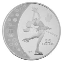 Kanada 2008. 25$ Ag "A vancouveri Téli Olimpia 2010 / Műkorcsolya" forgalomba nem került, ...