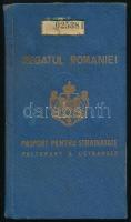 1933 Román Királyság fényképes útlevele magyar személy részére.