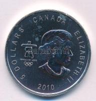 Kanada 2010. 5$ Ag "A vancouveri Téli Olimpia 2010 / Jégkorong játékos" kapszulában T:UNC,...