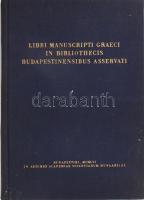 Kubinyi Mária: Libri manuscripti Graeci in bibliothecis Buda­pes­tinensibus asservati Megjelent 900 példányban. Budapest, 1956. Acad. 91 p. 4 t. (2 kihajtható). Kiadói egészvászon kötésben.