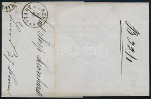 1866 5kr levélen / on cover "BROOS / in Siebenbürgen" - Hermanstadt