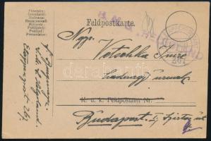 1918 Tábori posta levelezőlap / Field postcard S.M.S. HELGOLAND