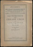 Dienes Éva (szerk.): Das Witwenbuch des Erhart Gros I. Teil. Herausgegeben und mit Einleitung versehen von Eva Dienes. Mit einem Nachwort von Richard Huss. Debrecen, 1936, &quot;Kultura&quot;. XIX+80 p. Német nyelven. Kiadói papírkötésben, felvágatlan lapokkal, sérült gerinccel, sérült borító két részben elvált a könyvtesttől. Csak az I. kötet! Debrecenben őrzött, német ny. kódex.