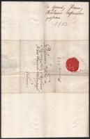 1783 Kollonitz/Kollonics László (1736-1817) nagyváradi püspök autográf aláírása latin nyelvű levélen...