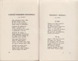 Sík Sándor: 
Maradék magyarok! Versek.
Budapest, 1919. Szent-István-Társulat (Stephaneum Ny. Rt.) ...